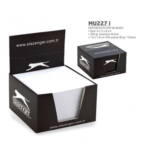 Cardboard Box Cube Blocknote (MU227 i)