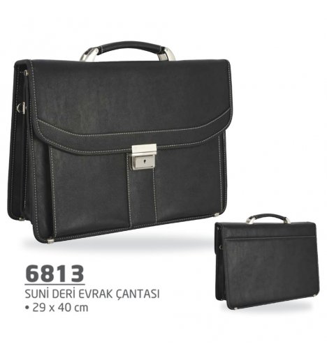 Artificial Leather Briefcase (6813)