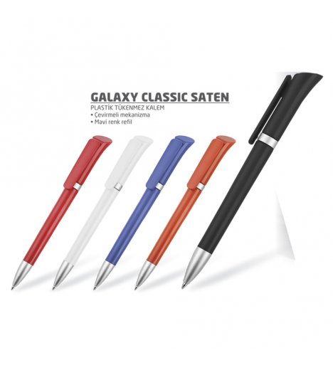 Plastik Tükenmez Kalem (Galaxy Classic Saten)