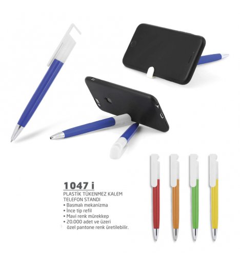 Plastik Tükenmez Kalem Telefon Standı (1047 i)